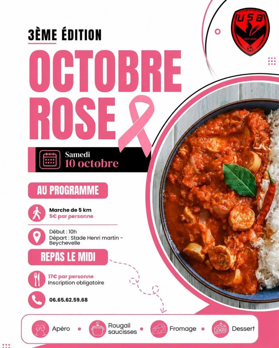 Octobre Rose 2026 : j ... - Crédit: US Beychevelle | CC BY-NC-ND 4.0