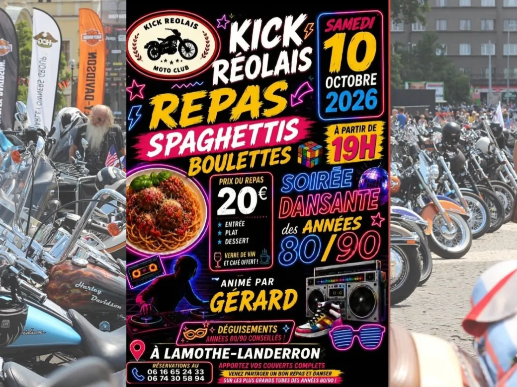 Repas du Kick Réolais - Crédit: Kick Réolais | CC BY-NC-ND 4.0