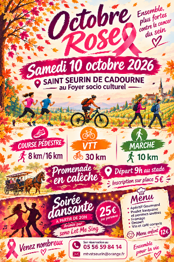 Octobre Rose 2026 à St-Seurin-de-Cadourne