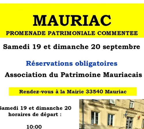 Promenade patrimoniale commentée à Mauriac