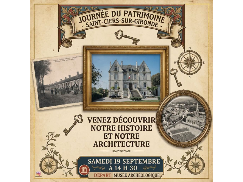 Journée du Patrimoine à St Ciers sur Gironde