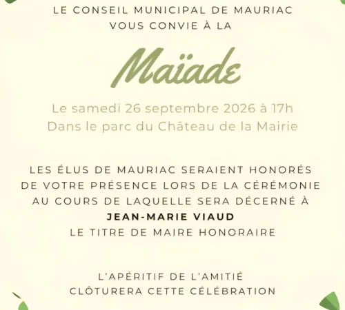 Maïade à Mauriac