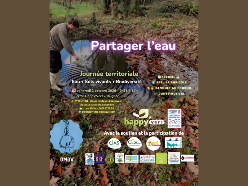 "Partagez l'eau" à la ... - Crédit: Happy'Vers | CC BY-NC-ND 4.0