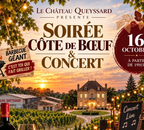 Soirée côte de boeuf et concert