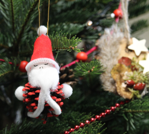 Décoration de Noël naturelle à Terres d'Oiseaux