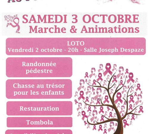 Octobre Rose à Cussac-Fort-Médoc