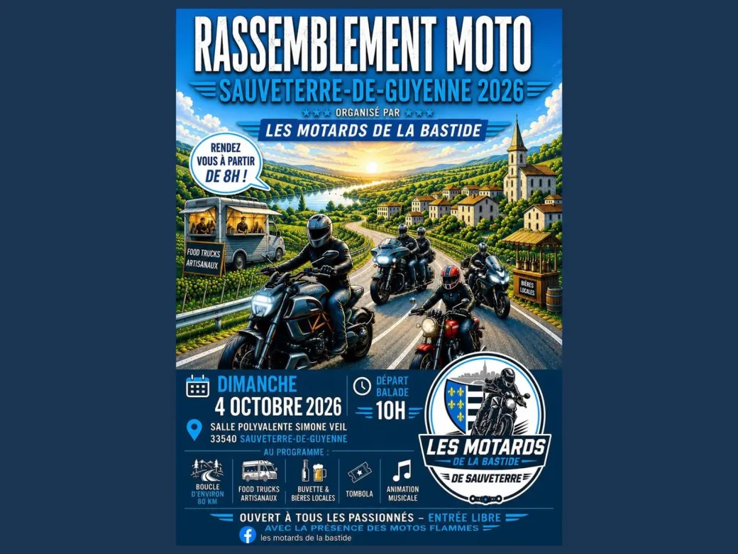 Rassemblement moto av ... - Crédit: Les motards de la bastide | CC BY-NC-ND 4.0
