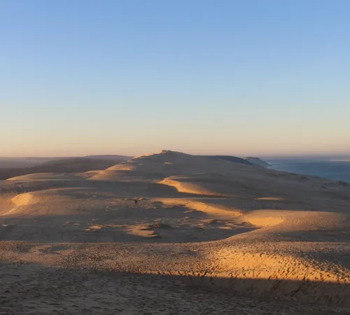Lever du soleil sur la dune du Pilat