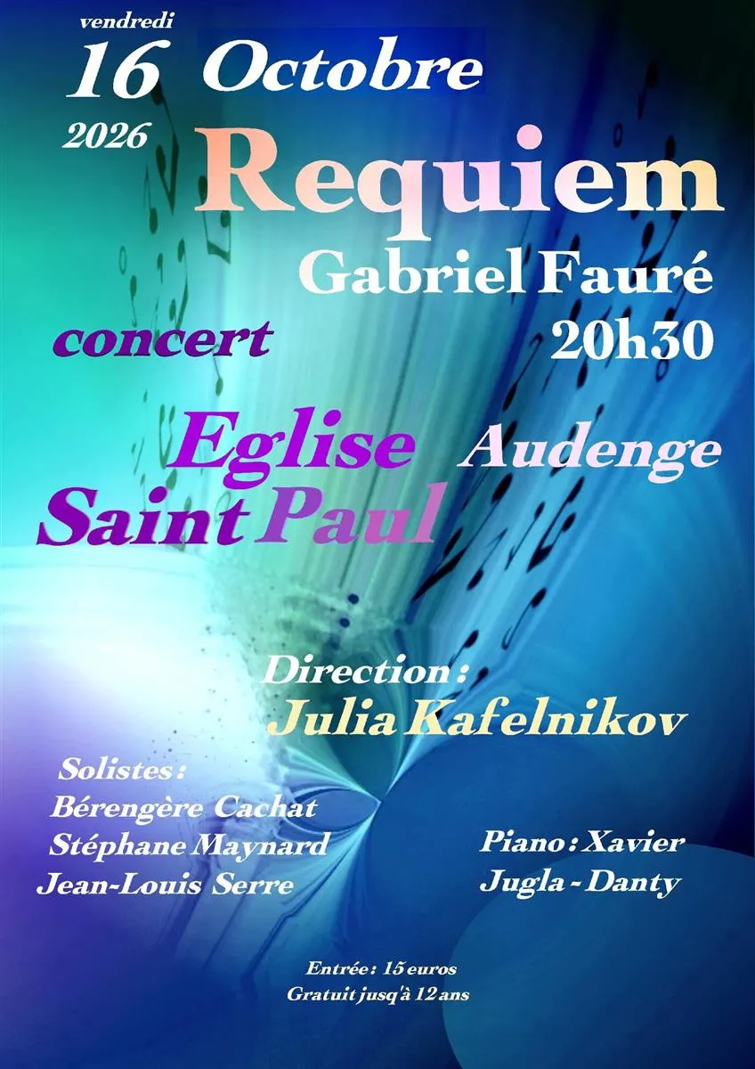Requiem de gabriel fa ... - Crédit: @mairie-audenge | CC BY-NC-ND 4.0