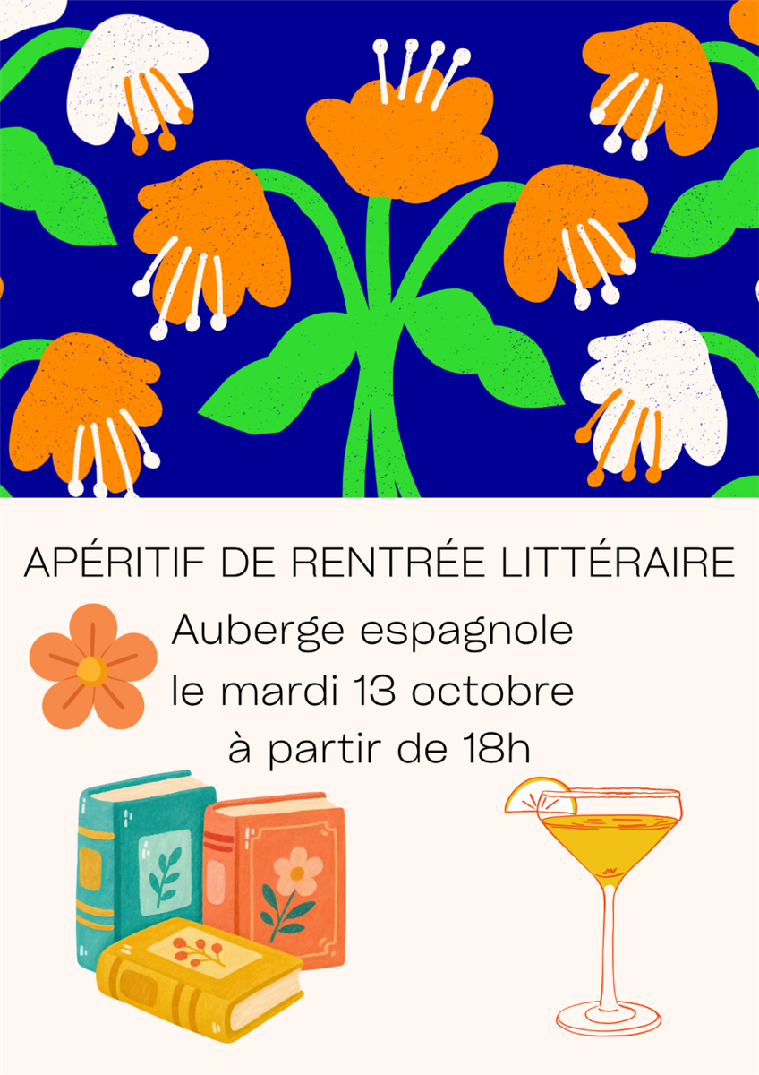 Apéritif de rentrée littéraire