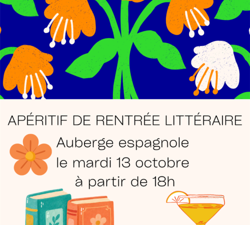 Apéritif de rentrée littéraire
