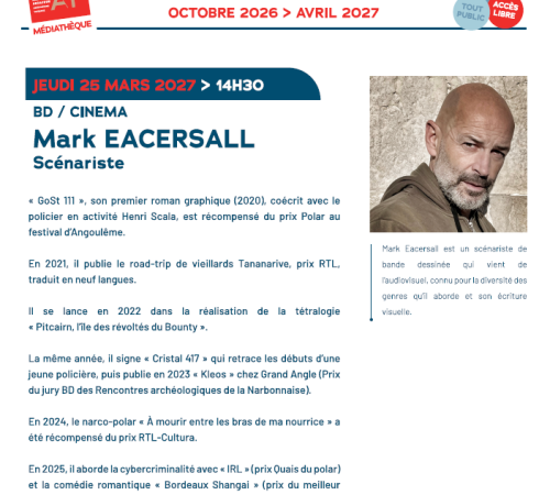 L'invité du mois : Mark Eacersall