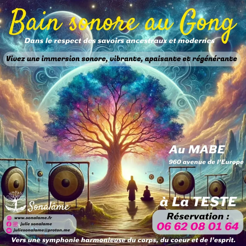 Bain sonore au Gong - Crédit: sonalame | CC BY-NC-ND 4.0