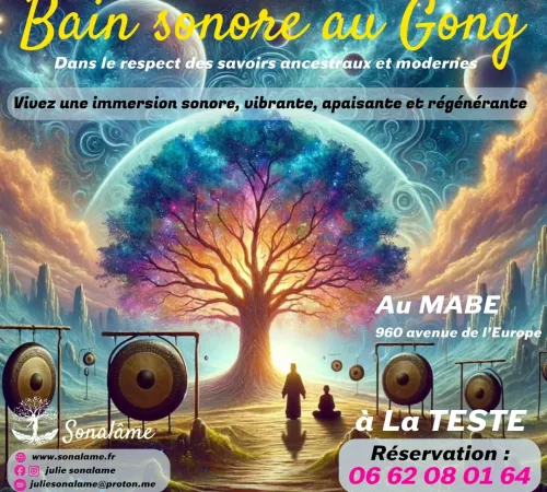 Bain sonore au Gong