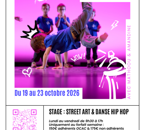 Stage de hip-hop et street art