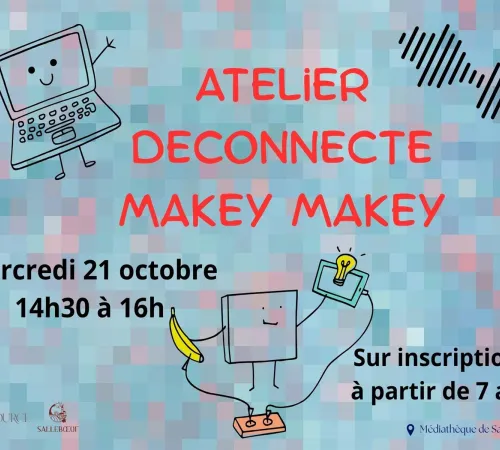 Atelier déconnecté : création d'affiche avec Makey Makey