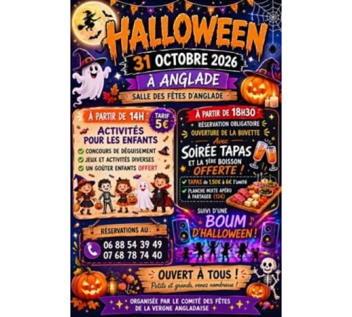 Halloween à Anglade