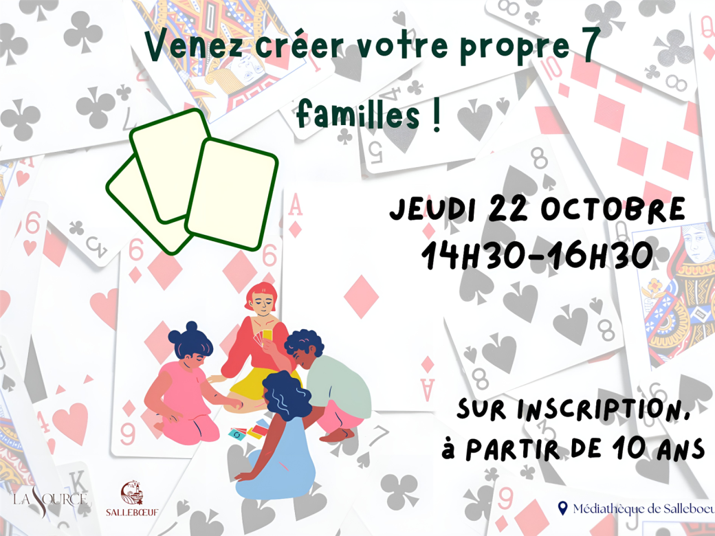 Venez créer votre pro ... - Crédit: Médiathhèque La Source à Salleboeuf | CC BY-NC-ND 4.0