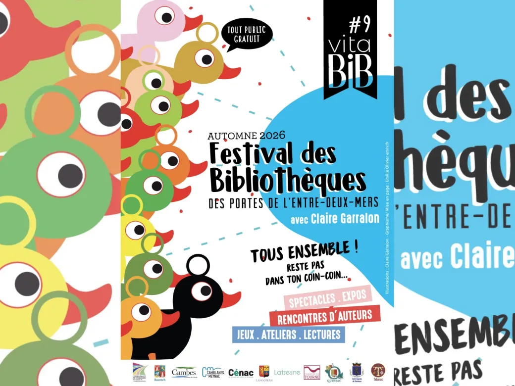 Festival des biblioth ... - Crédit: Communauté de communes des portes de l'Entre-deux-Mers | CC BY-NC-ND 4.0