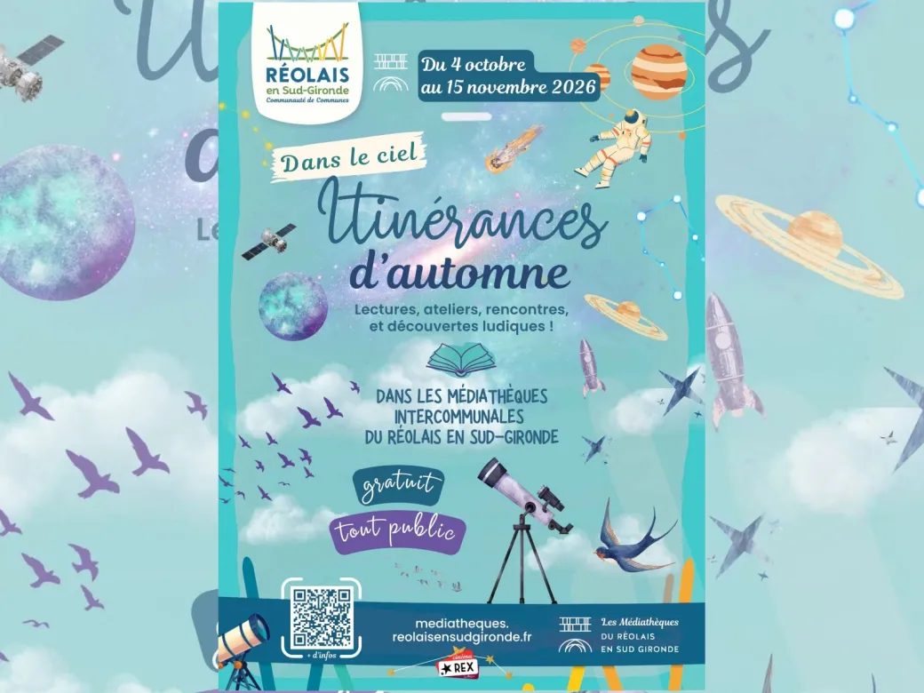 Itinérances d'Automne - Crédit: Réseau Lecture Publique CDC Réolais Sud Gironde | CC BY-NC-ND 4.0