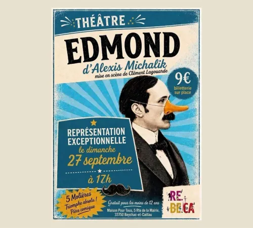 Pièce de théâtre "Edmond" d'Alexis Michalik