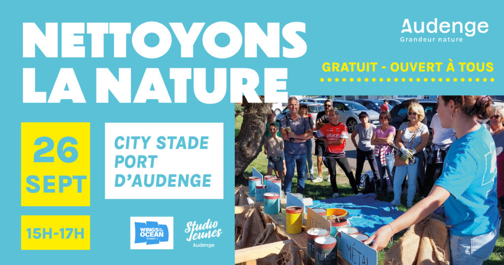 Nettoyons la nature - Crédit: @mairie-audenge | CC BY-NC-ND 4.0