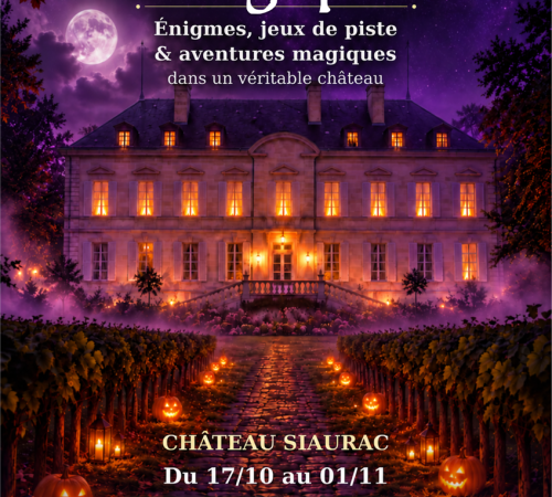CET AUTOMNE LE CHÂTEAU SIAURAC DEVIENT UNE ÉCOLE DE MAGIE !