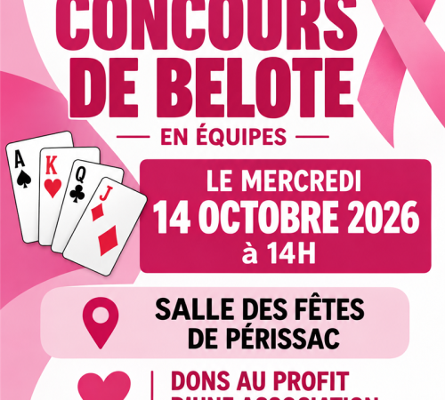 CONCOURS DE BELOTE