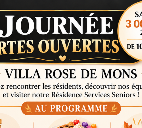 Journée Portes Ouvertes - La Villa Rose de Mons