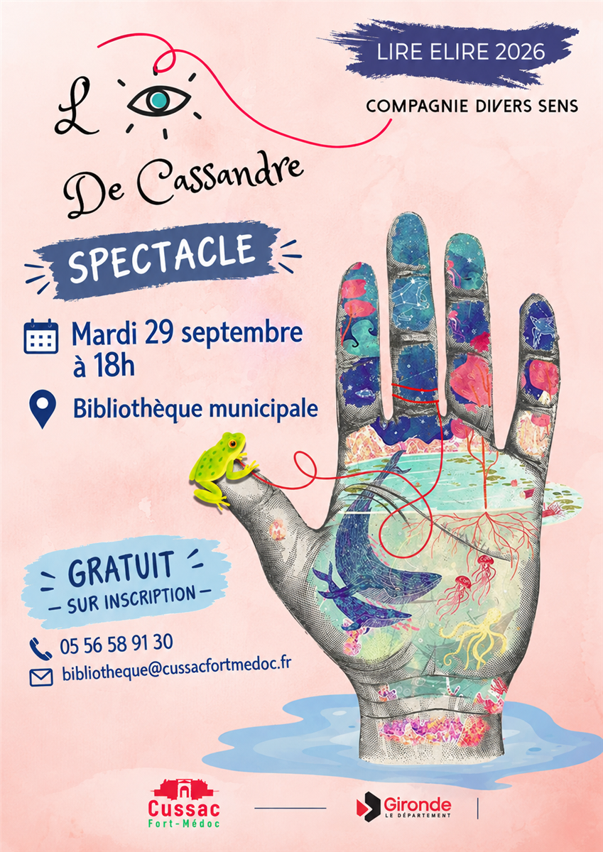 Spectacle « L’œil de Cassandre » par la Compagnie DIVERS SENS