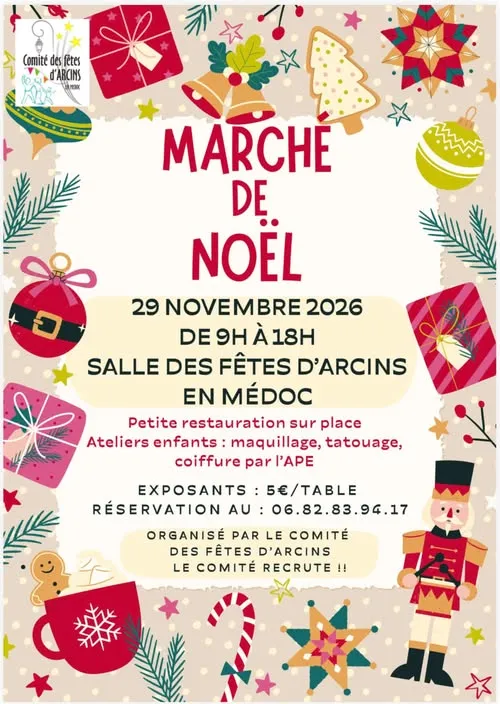 Marché de Noël d'Arcins - Crédit: ©ComitédesFêtesArcins | CC BY-NC-ND 4.0
