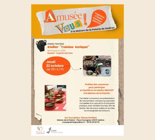 Atelier familial "Cuisine antique"