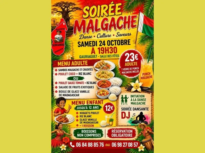 Soirée Malgache à Gau ... - Crédit: ©association Somanou | CC BY-NC-ND 4.0