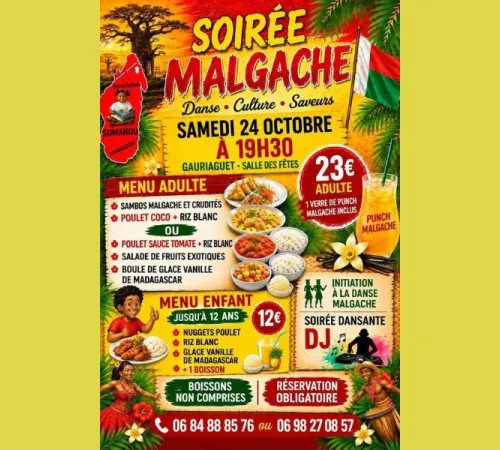 Soirée Malgache à Gauriaguet
