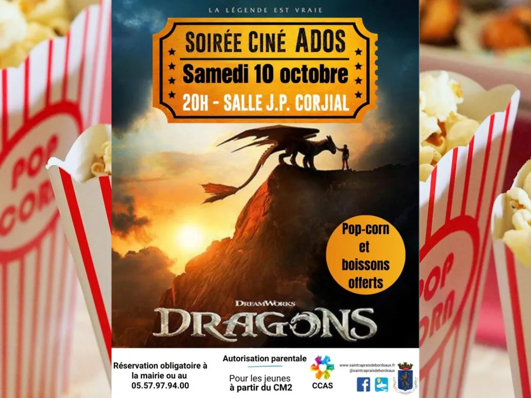 Séance de ciné ado : ... - Crédit: CCAS Saint-caprais de Bordeaux | CC BY-NC-ND 4.0