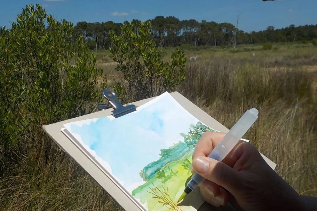 Sortie aquarelle sur ... - Crédit: @a bert | CC BY-NC-ND 4.0
