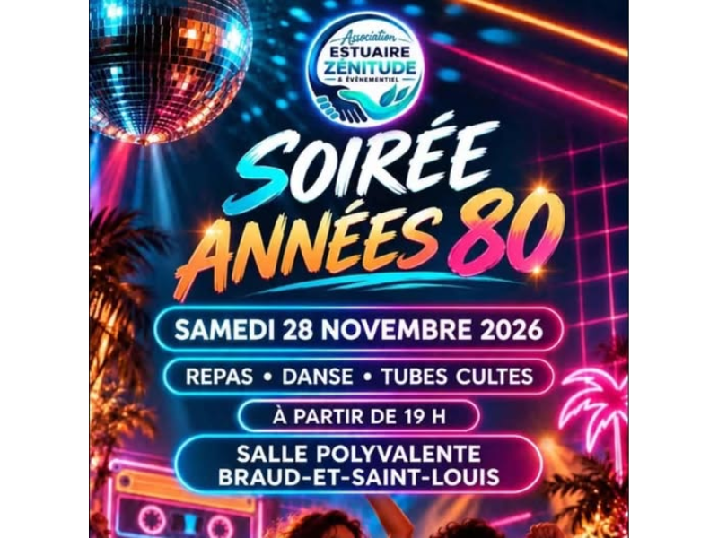Soirée "Années 80" à Braud