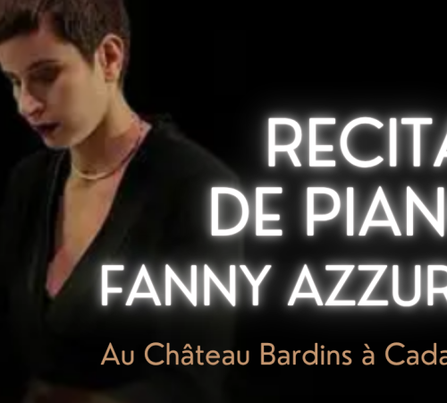 Concert-Dégustation - Récital de piano - Fanny AZZURO
