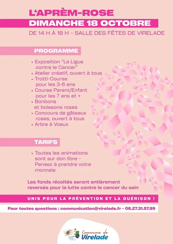 L'aprem rose - Crédit: Mairie de Virelade | CC BY-NC-ND 4.0