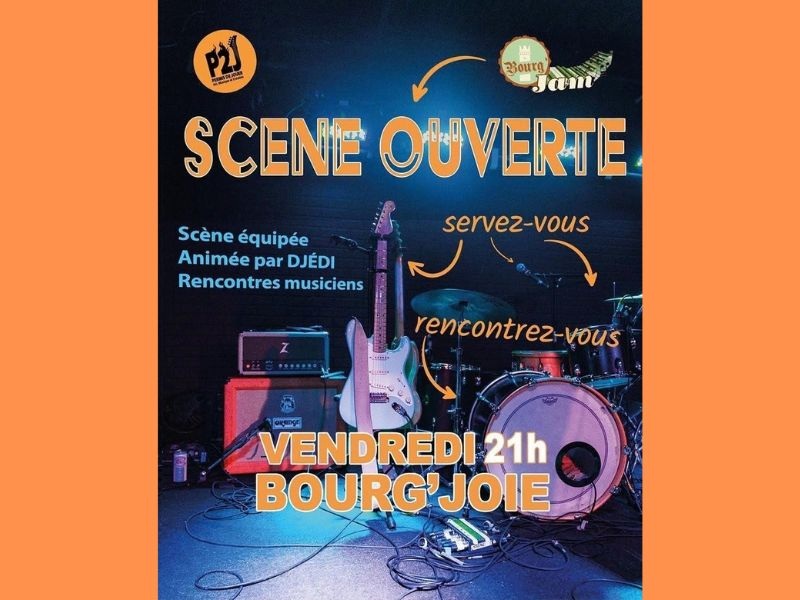 Scène ouverte au Bour ... - Crédit: ©Bourg'Joie | CC BY-NC-ND 4.0