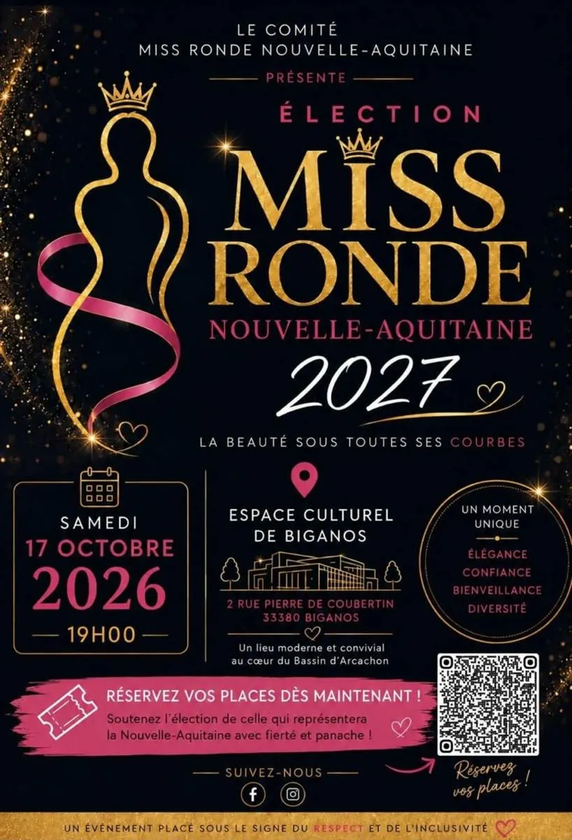 Election Miss ronde N ... - Crédit: @comite-miss-ronde-nouvelle-aquitaine | CC BY-NC-ND 4.0