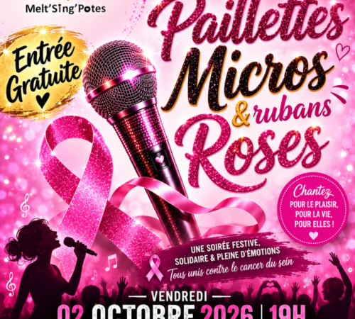Melt'Sing'Potes : soirée karaoké au profit d'octobre rose