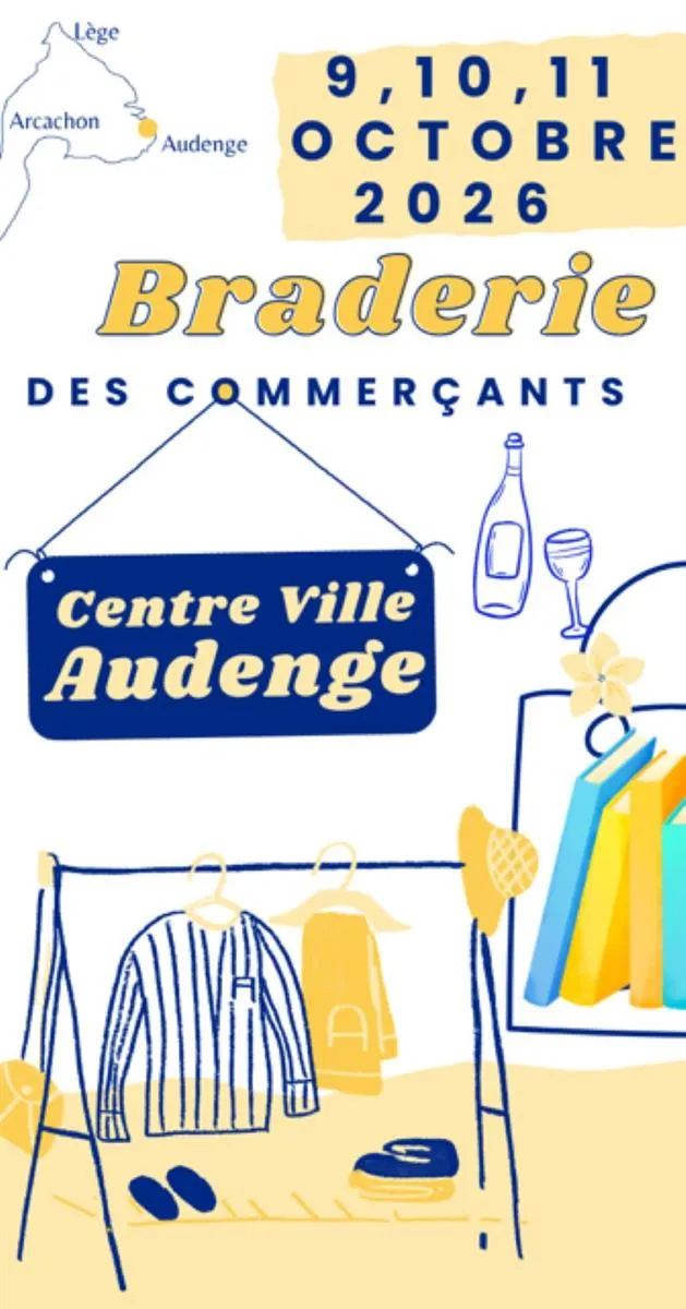 Braderie au coeur d'a ... - Crédit: @commerçants-audenge | CC BY-NC-ND 4.0