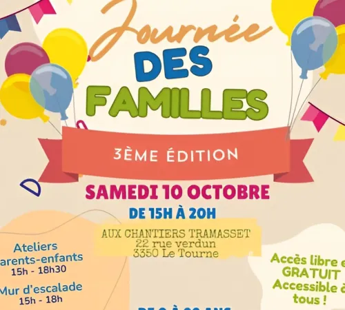 3e édition journées des familles
