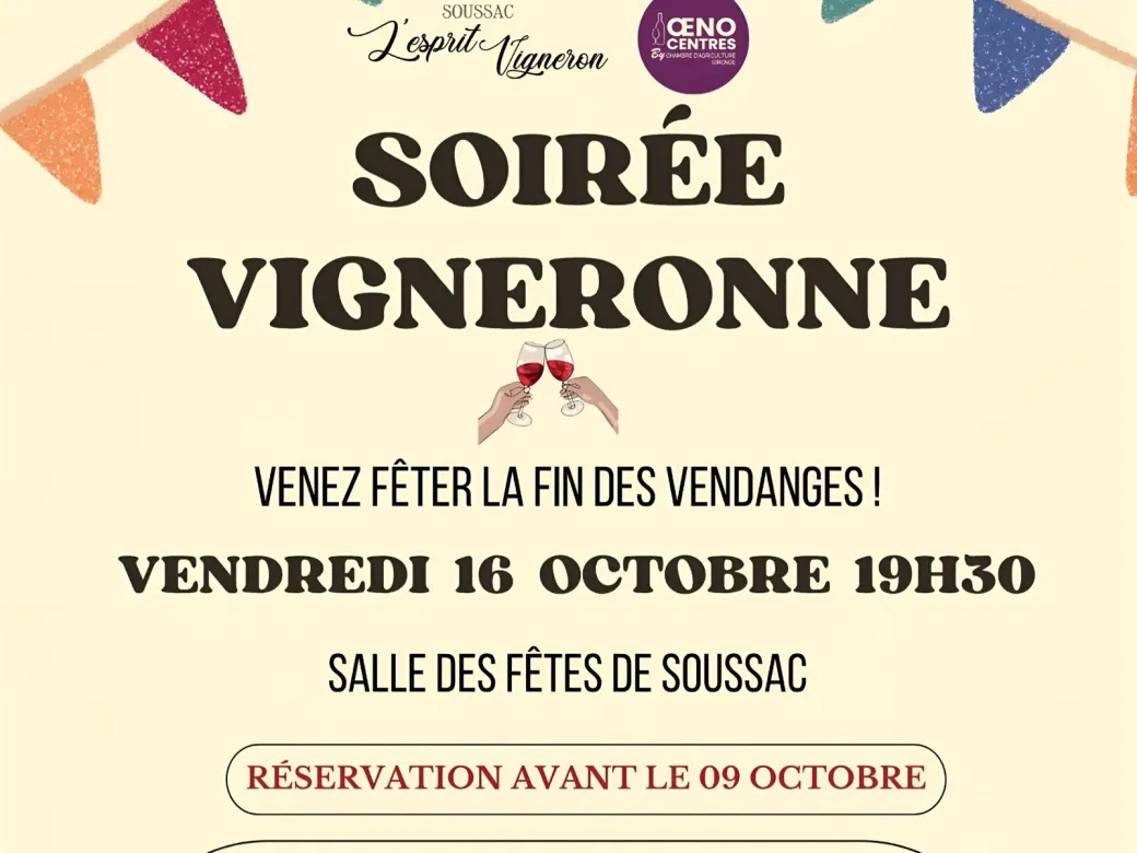 Soirée vigneronne de ... - Crédit: L'Esprit Vigneron | CC BY-NC-ND 4.0