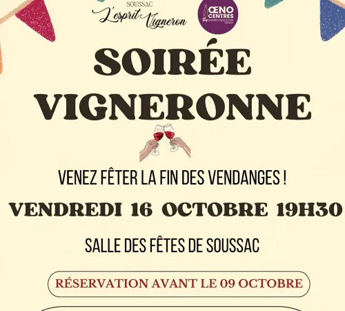 Soirée vigneronne de Soussac