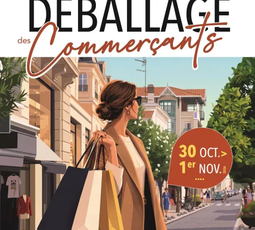 Déballage des commerçants