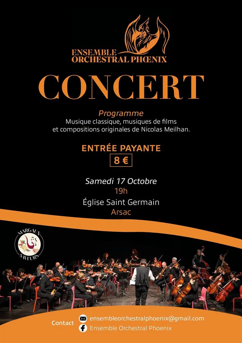 Concert de l'Ensemble ... - Crédit: Ensemble orchestral Phoenix | CC BY-NC-ND 4.0