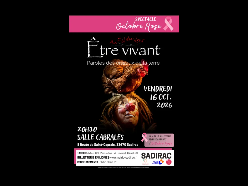 Spectacle « Être viva ... - Crédit: Mairie de Sadirac / Cie Au fil du vent | CC BY-NC-ND 4.0