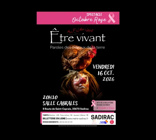 Spectacle « Être vivant » - Octobre rose